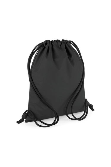 BagBase Unisex Reflective Gymsac - Black Reflective