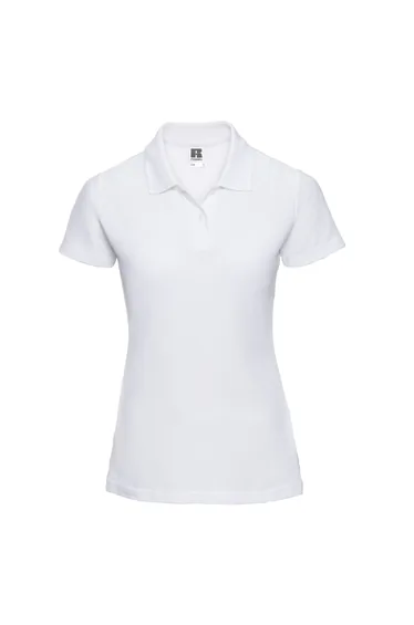 Russell Womens/Ladies Pique Polo Shirt - White