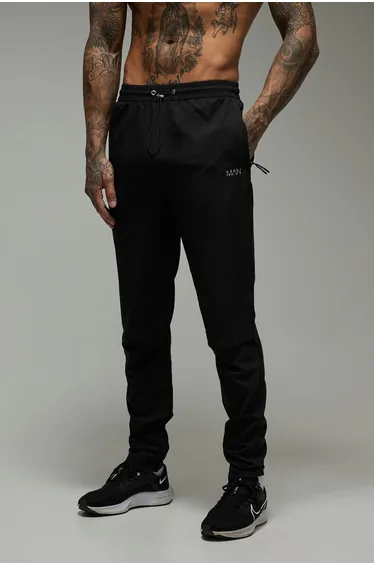 Tall Man Active Tapered Fit Jogger - black