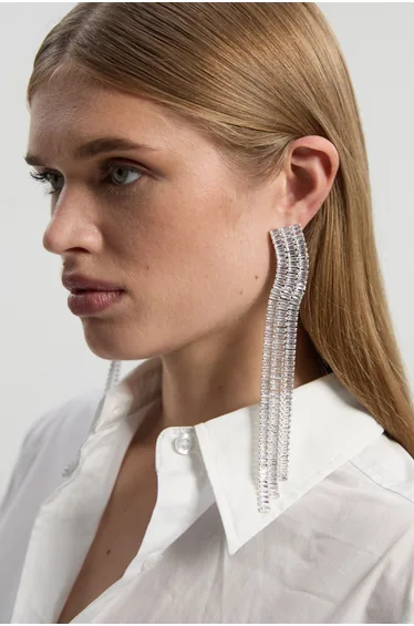 Diamante Drop Earrings