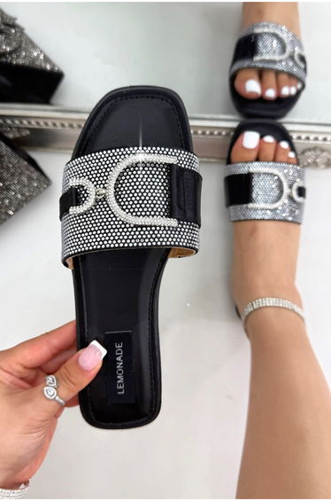 Crystal Imperial Icon Sliders Black