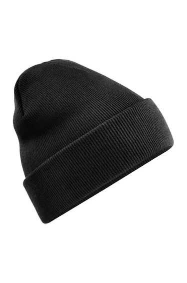Beechfield Original Recycled Cuffed Beanie - Black