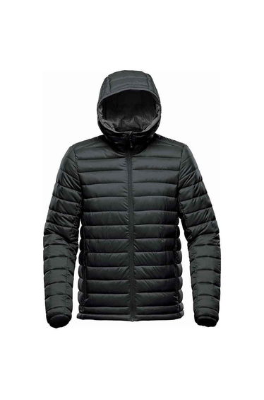 Stormtech Mens Stavanger Thermal Padded Jacket - Black/Graphite Grey