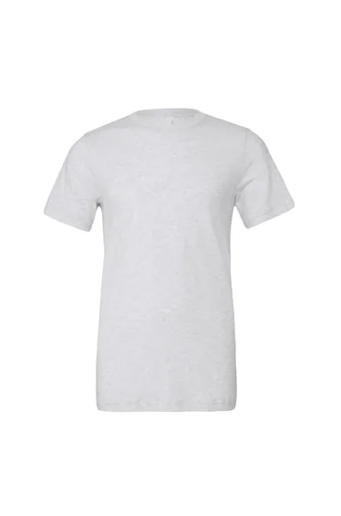 Canvas Triblend Crew Neck T-Shirt / Mens Short Sleeve T-Shirt - White Fleck Triblend