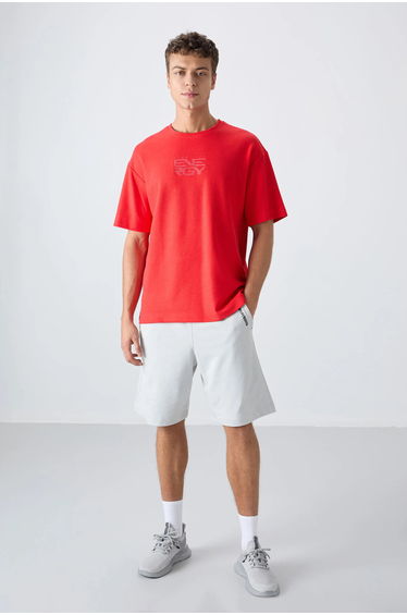 TOMMY Oversized Logo Embroidered Cotton-Blend T-Shirt
