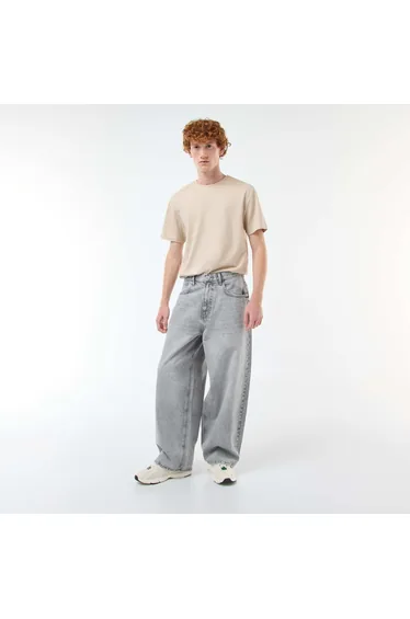 Baggy Denim Fit Jeans in Cotton GREY
