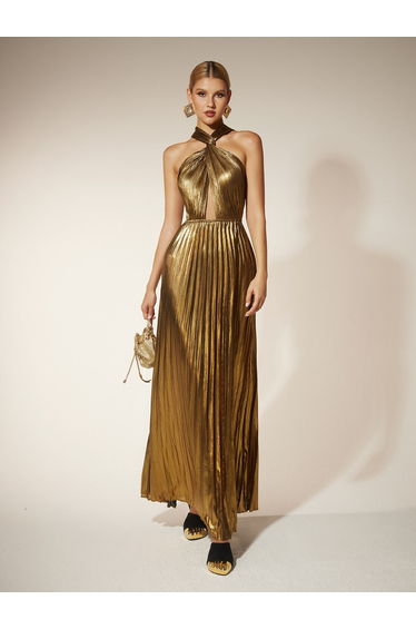 Frazilia Twisted Cutout Maxi Dress
