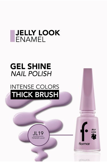 Flormar Jelly Look Nail Enamel JL19 Tender Lilac