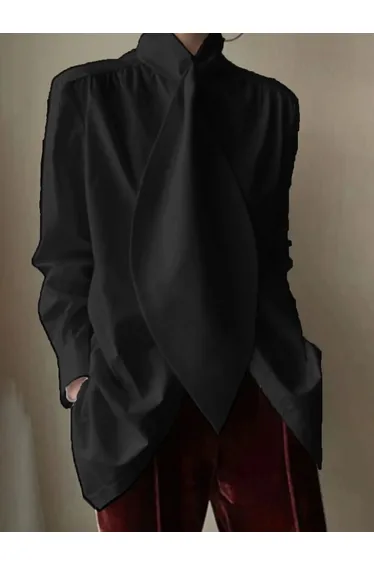 White Inspired Designer Oversize Tops Shirt Blouse