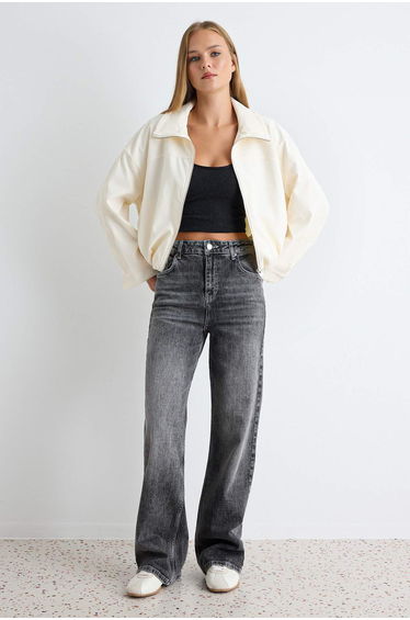 Ecru Regular Coat