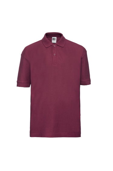Russell Childrens/Kids Polo Shirt - Burgundy
