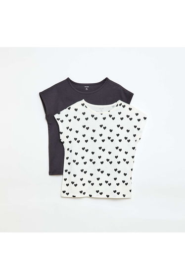 2-Pack of Short-Sleeve T-Shirts - 2 Pieces WHITE