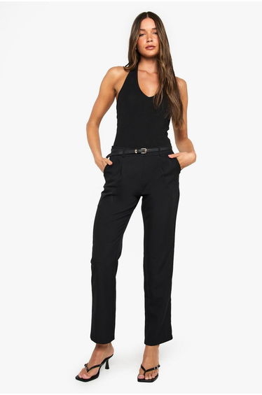Low Rise Slim Leg Trouser