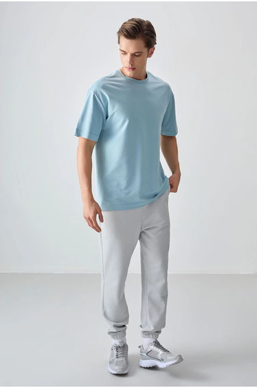 TOMMY Oversized Cotton Blend Crew Neck T-Shirt