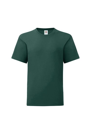 Fruit of the Loom Childrens/Kids Iconic 150 T-Shirt - Forest Green
