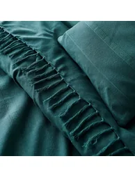 غطاء سرير قطن بشراشيب - 5