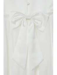 Tulle Skirt Bow Back Flowergirl Dress - 2