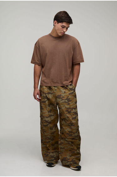 Extreme Parachute Camo Ripstop Trouser - yellow