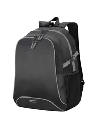 Shugon Osaka Basic Backpack / Rucksack Bag (30 Litre) (Pack of 2) - Black/Light Grey