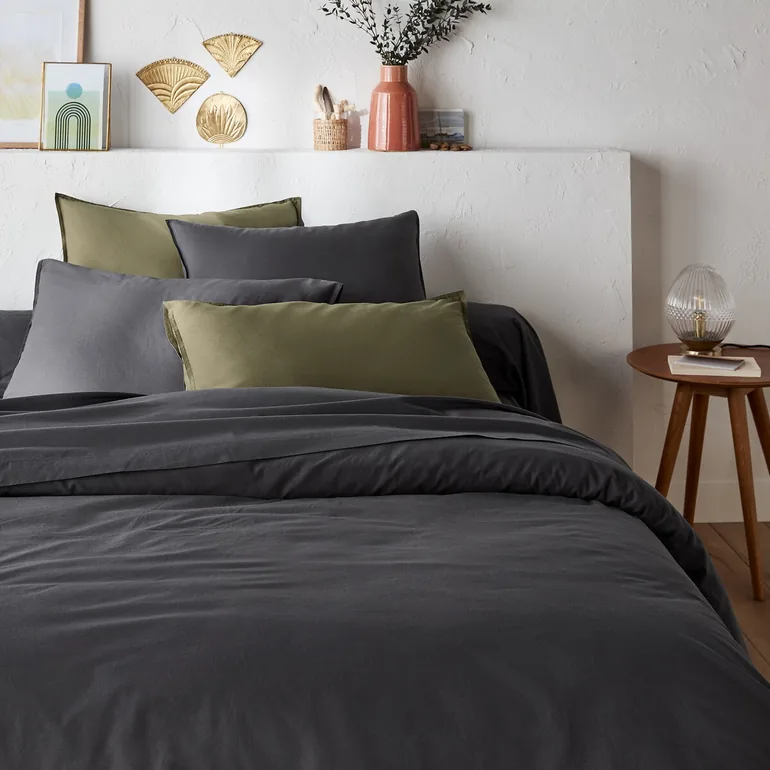 Scenario Plain Washed Cotton Flat Sheet - 2