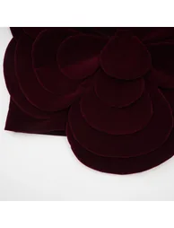 Azura Red Floral Appliqué Mini Dress - 16