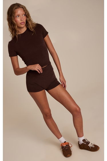 Chocolate Soft Cotton Hot Pant