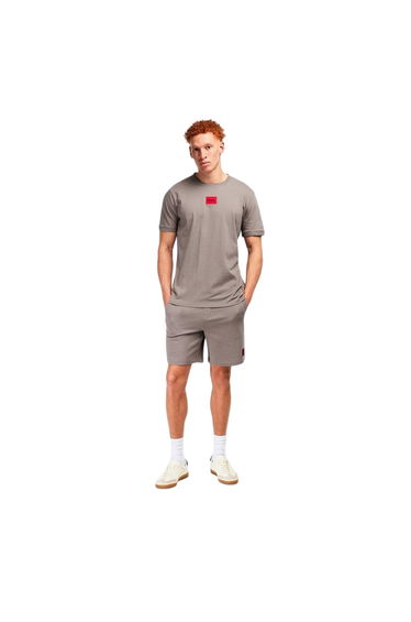Hugo Mens Fleece Sweat Shorts - Brown