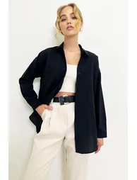 Shirt - Black - Relaxed fit - 4