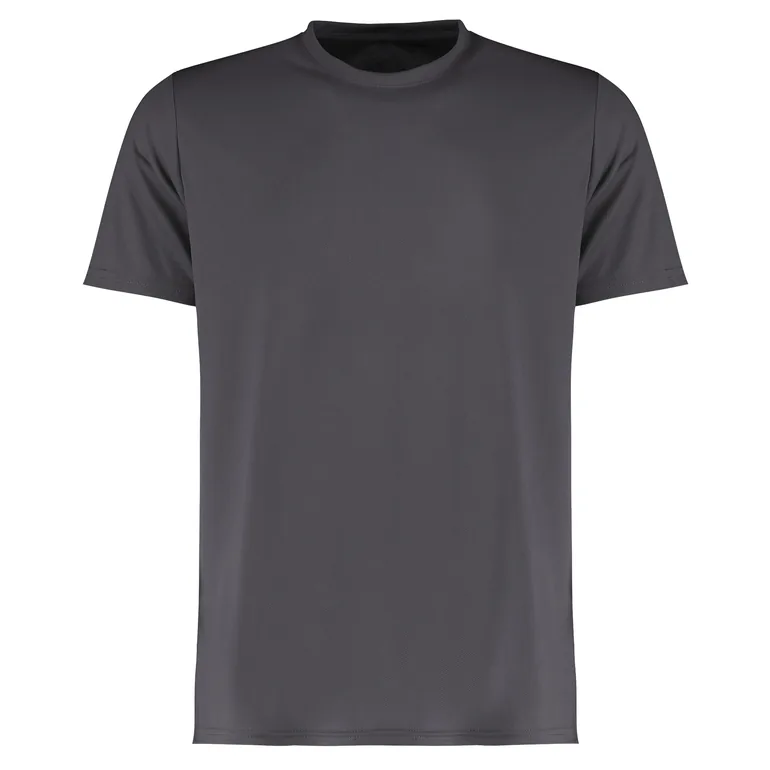 Kustom Kit Mens Cooltex Plus Wicking T-Shirt - Graphite
