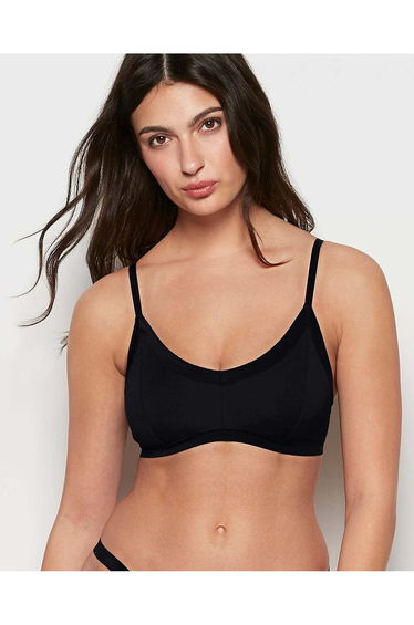 Ultrasoft Modal Bralette in Tuxedo Black