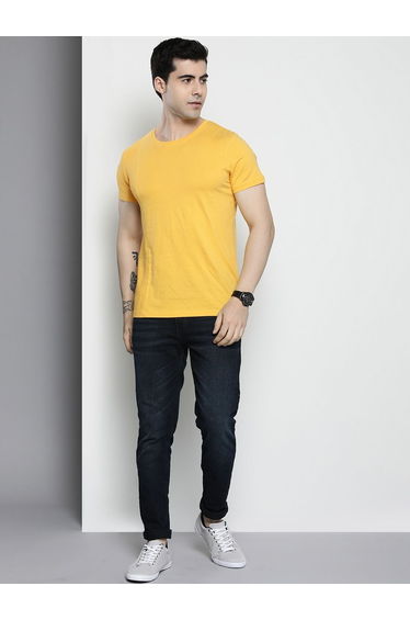 Men Slim Fit Solid Jeans