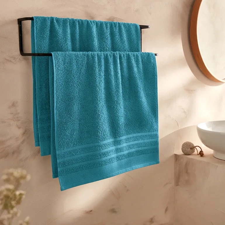 Pack of 2 Cotton Hand Towels - 1