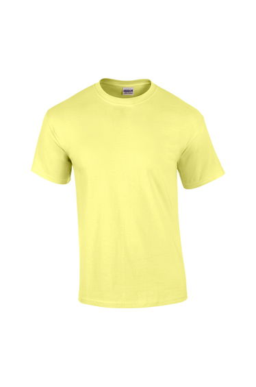 Gildan Mens Ultra Cotton T-Shirt - Cornsilk