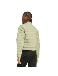 Women's adidas Helionic Light Down Jacket in Green - 4