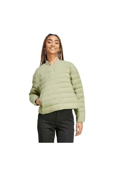 Women's adidas Helionic Light Down Jacket in Green