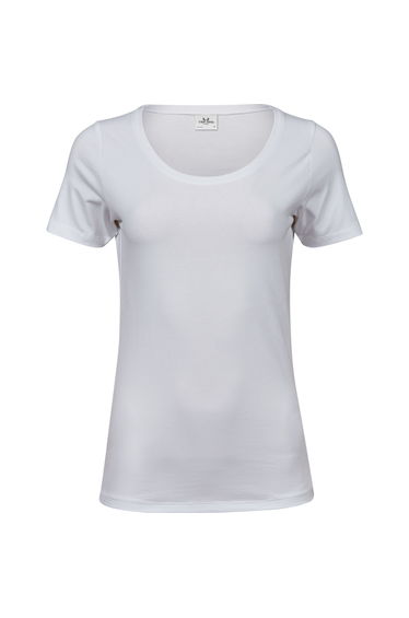 Tee Jays Womens/Ladies Stretch T-Shirt - White