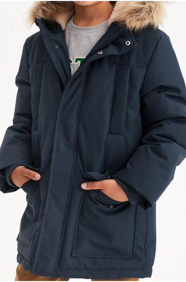 Parka chaude Ã capuche, sherpa