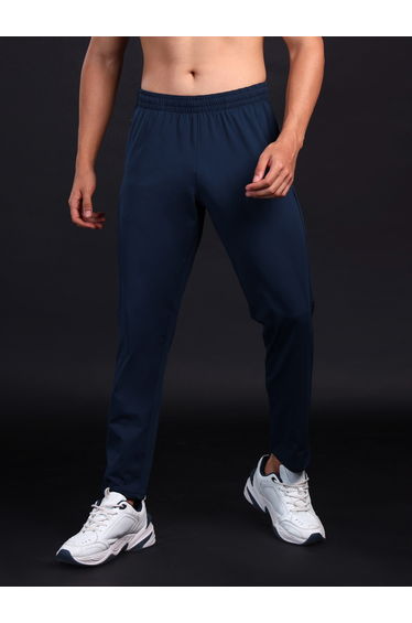 Solid Slim Fit Trackpants with Drawstring