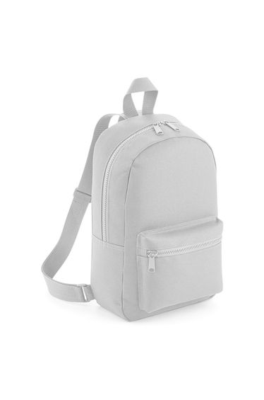 Bagbase Mini Essential Backpack/Rucksack Bag - Light Grey
