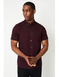 Short Sleeve Oxford Shirt - 1