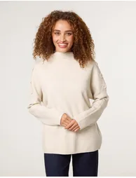 Button Shoulder Jumper - 2