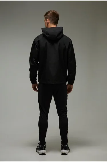 هودي بوهو مان أسود بأكمام طويلة