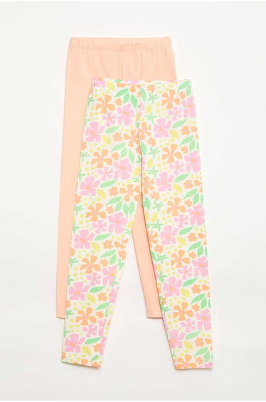 2-Pack of Long Leggings ORANGE