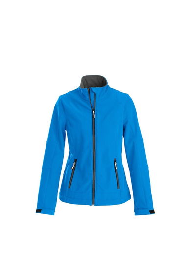 Printer Womens/Ladies Trial Soft Shell Jacket - Ocean Blue