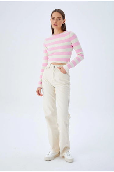 Mixray Striped Knit Sweater