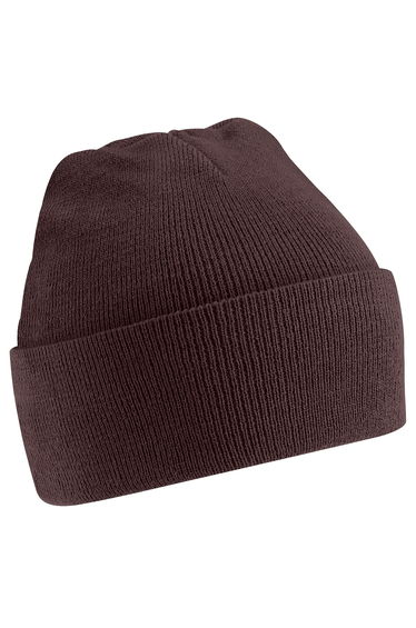 Beechfield Soft Feel Knitted Winter Hat - Chocolate