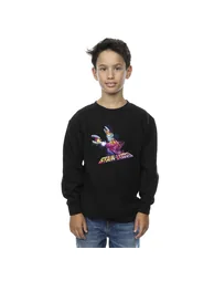 Marvel Boys Guardians Of The Galaxy Abstract Star Lord Sweatshirt - Black - 1