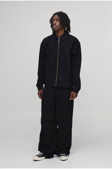 Baggy Fit Co-Ord Carpenter Jeans - true black