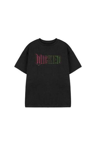 Wicked Girls Logo Short-Sleeved T-Shirt - Black