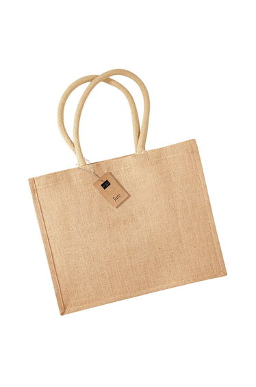 Westford Mill Classic Jute Shopper Bag - Natural